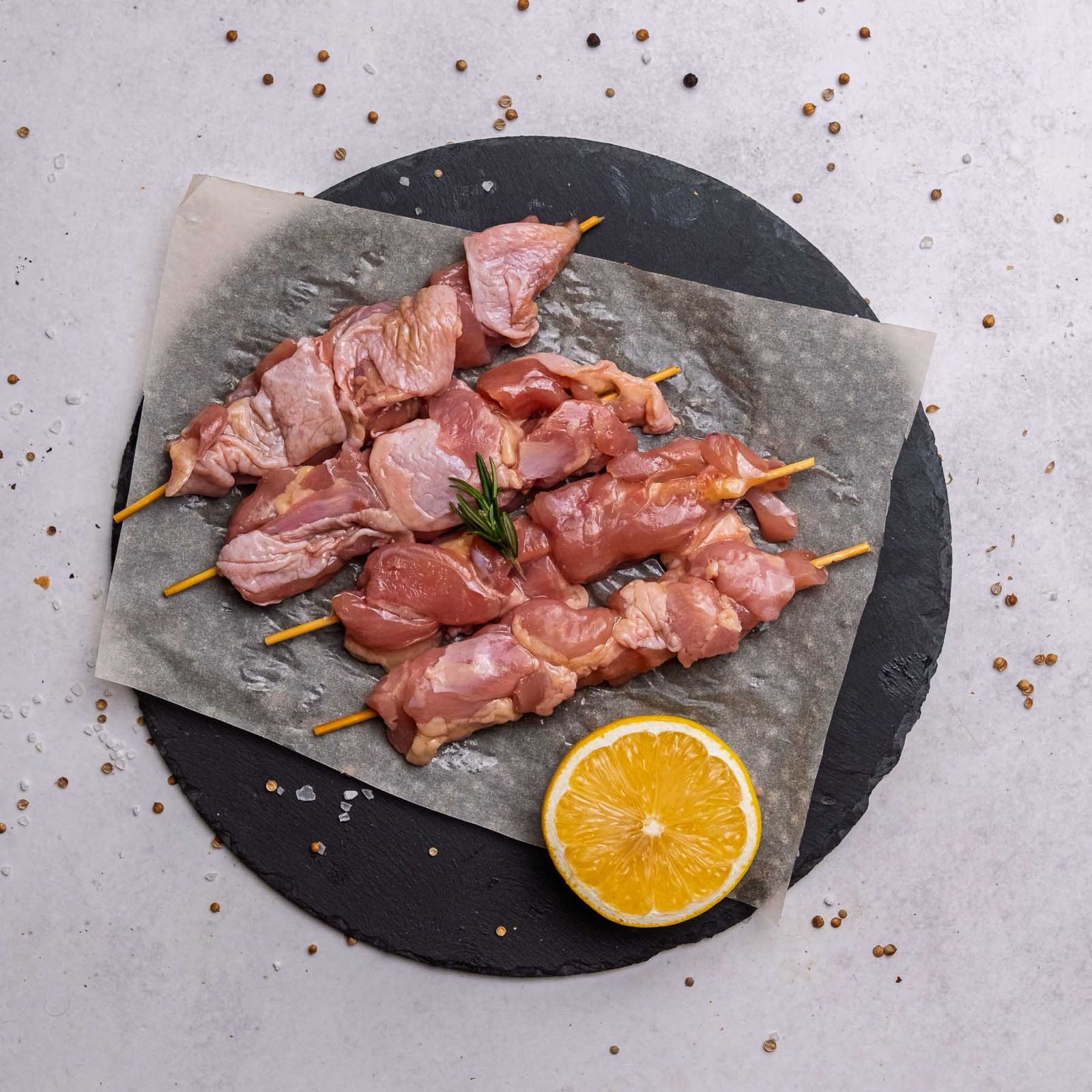 500g Chicken Kebabs - Plain (R185/Kg)